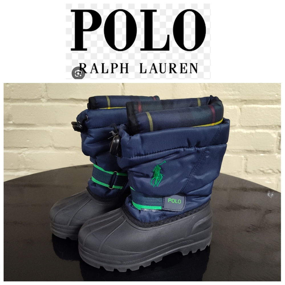 Polo | Big Kids Waterproof Snow Boots -Size 8